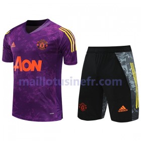 Manchester United Maillot d'entraînement 2020-21 V002 - Enfant